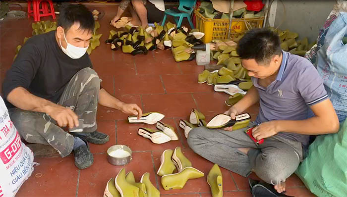 Làng nghề giầy da Hoàng Diệu phục hồi sản xuất